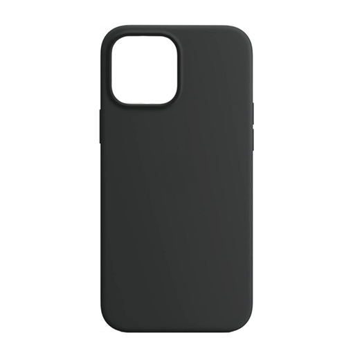 Θήκη Πλάτης Σιλικόνης Matte Back Cover για Apple Iphone 13 / 13 Pro 6.1 - Χρώμα: Μαύρο