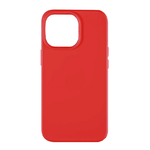 Θήκη Πλάτης Σιλικόνης Matte Back Cover για Apple Iphone 13 Pro Max 6.7 - Χρώμα: Κόκκινο