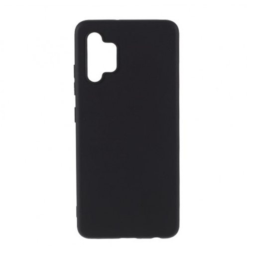 Θήκη Πλάτης Σιλικόνης Matte Back Cover για Samsung A325B Galaxy A32 4G - Χρώμα: Μαύρο