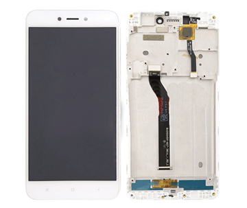 Picture of Display Unit with Frame for Xiaomi Redmi 5A (Service Pack) 560610112033 - Color: White