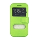 Picture of Book Case With  Window For Samsung Galaxy S Duos S7562 - Color : Green