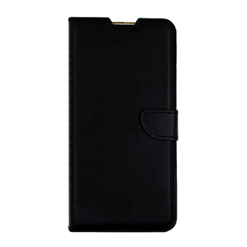 Picture of Leather Book Case with Clip for Samsung G990B Galaxy S22 - Color: Black
