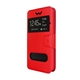 Picture of Book Case With Window For Samsung G3588V Galaxy Core Lite LTE - Color : Red