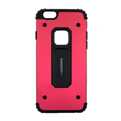 Θήκη Motomo Shockproof Metal για iphone 6 - Χρώμα: Ροζ