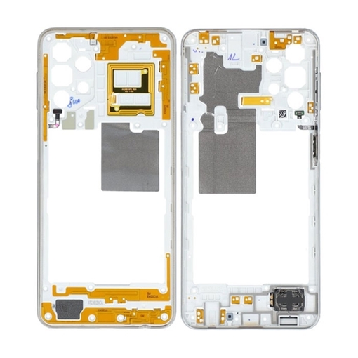 Γνήσιο Μεσαίο Πλαίσιο Middle Frame για Samsung Galaxy A32 5G A326 GH97-25939B - Χρώμα: Λευκό