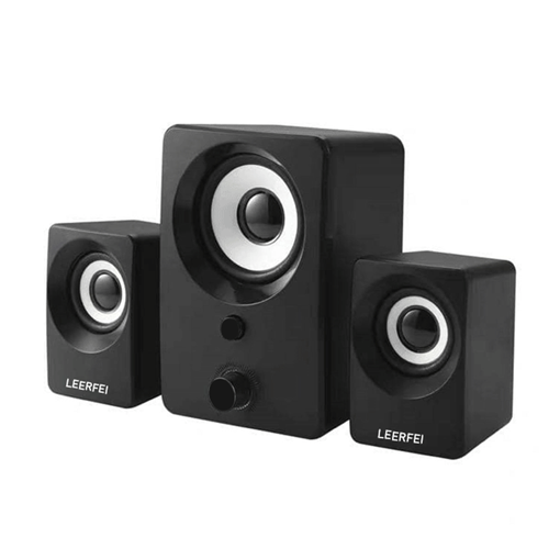 Picture of Leerfei YST-1303 PC Speaker with RGB φωτισμό - Color: Black