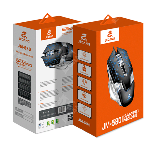 Picture of JEQANG JM-580 Gaming Mouse- Color : Silver