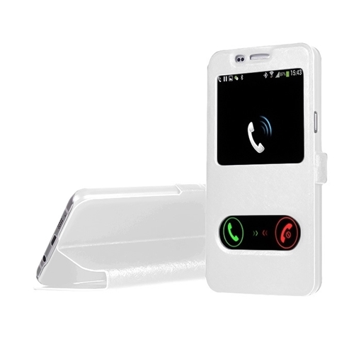 Picture of Book Case With  Window For Moto G3 - Color : White