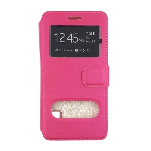 Picture of Book Case With  Window For Sony Xperia Z - Color : Pink