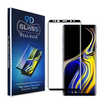 Picture of Screen Protector Full Glue Tempered Glass 9D for Samsung Galaxy A600F A6 2018 - Color: Black