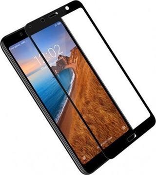 Εικόνα της Προστασία Οθόνης Tempered Glass 5D Full Cover Full Glue 0.3mm για Xiaomi Redmi 7A - Χρώμα: Μαύρο