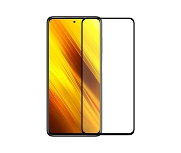 Picture of Screen Protector Tempered Glass 5D Full Cover Full Glue 0.3mm for Xiaomi Poco X3 - Color: Black