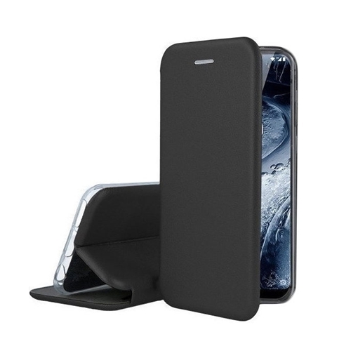 Picture of OEM Smart Magnet Elegance Book Case for Realme C25y - Color: Black