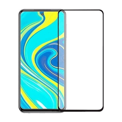 Picture of Screen Protector Tempered Glass 5D Full Cover Full Glue 0.3mm for Xiaomi Redmi Note 9s/9 Pro/9 Pro Max - Color: Black