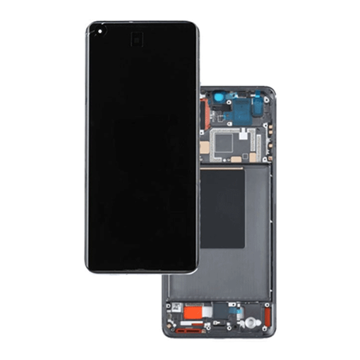 Γνήσια Οθόνη LCD με Μηχανισμό Αφής και Πλαίσιο για Xiaomi  Mi 12 Pro 56000400L200 - Χρώμα: Βιολετί