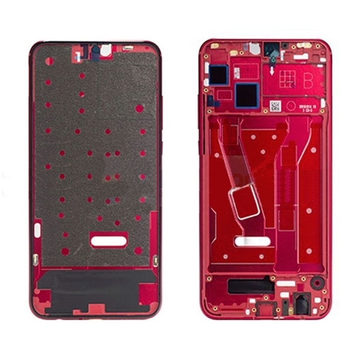 Μεσαίο Πλαίσιο Middle Frame για Huawei Honor 8X  - Χρώμα: Κόκκινο
