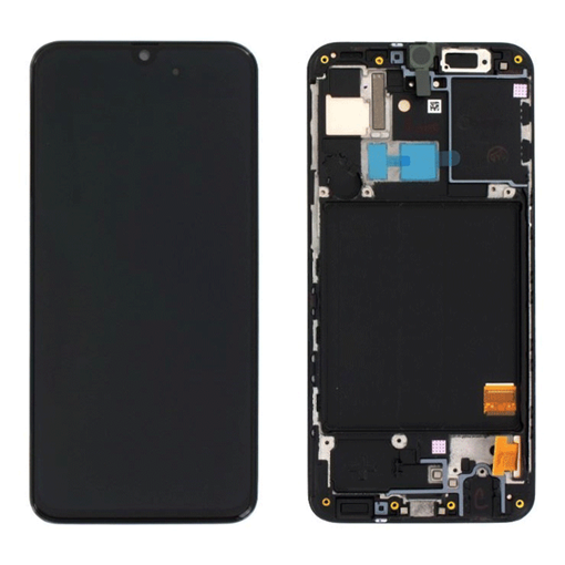 Γνήσια Οθόνη LCD με Μηχανισμό Αφής για Samsung Galaxy A31 A315F GH82-22905A/GH82-22761A - Χρώμα: Μαύρο