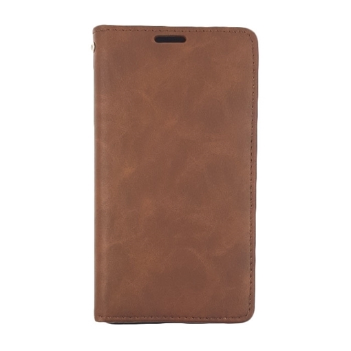 Θήκη Βιβλίο Stand Leather Wallet with Clip για Apple Iphone 7/8 - Χρώμα: Καφε