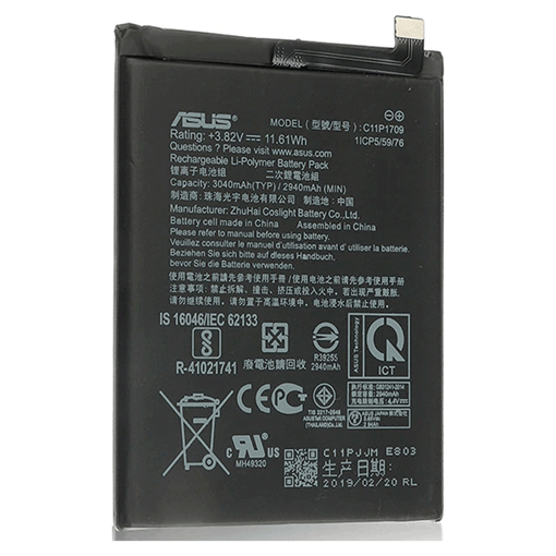 Picture of Asus C11P1709 3040mAh Battery for Zenfone Live L1 Bulk