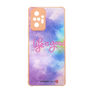 Εικόνα της Θήκη Πλάτης Σιλικόνης για Xiaomi Redmi Note 10 Pro - Χρώμα: Πολύχρωμο Ροζ