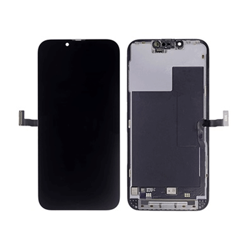 Γνήσια Full Οθόνη LCD με Μηχανισμό Αφής για iPhone 13 Pro - Χρώμα: Μαύρο