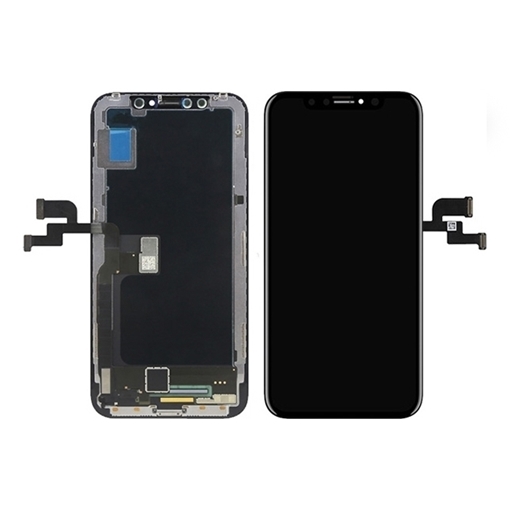 Picture of Original LCD Complete with Frame for iPhone X - Color: Black