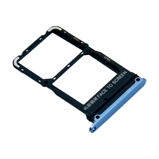 Υποδοχή κάρτας Dual SIM Tray για Xiaomi Mi 10 / Mi 10 Pro - Χρώμα: Μπλε