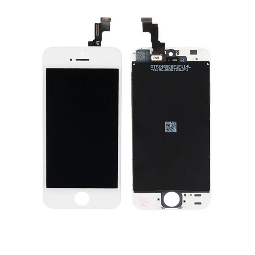 Οθόνη LCD με Μηχανισμό Αφής για iPhone 5S (AAA)  - Χρώμα: Λευκό