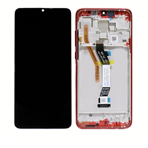 Picture of Display Unit with Frame for Xiaomi Redmi Note 8 Pro  56000E00G700 (Service Pack) - Color: Orange