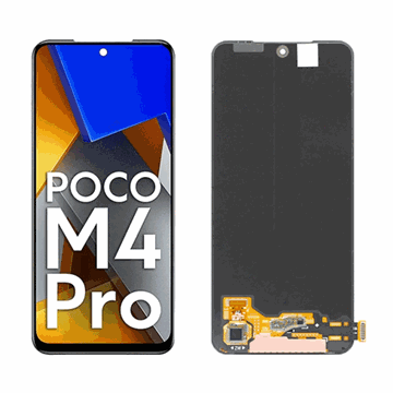 Εικόνα της Γνήσια Οθόνη LCD με Μηχανισμό Αφής και Πλαίσιο Xiaomi Poco M4 Pro 4G 5600010K7P00 (Service Pack) - Χρώμα: Μαύρο