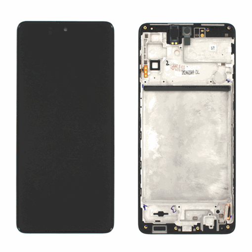 Γνήσια Οθόνη LCD με Μηχανισμό Αφής και Πλαίσιο για Samsung Galaxy M51 2020 (M515F) GH82-24168A - Χρώμα: Μαύρο