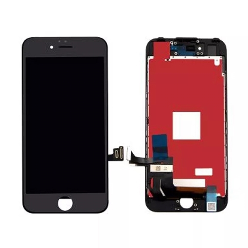 Grade AAA Οθόνη LCD με Μηχανισμό Αφής για iPhone 7 - Χρώμα: Μαύρο