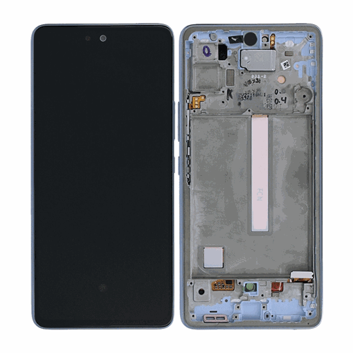 Γνήσια Οθόνη LCD με Μηχανισμό Αφής και Πλαίσιο για Samsung Galaxy A53 5G (A536B) GH82-28024C - Χρώμα: Μπλε
