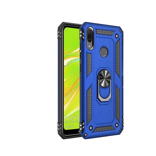 Picture of Motomo Tough Armor With Ring Case for Realme C21 - Color: Blue