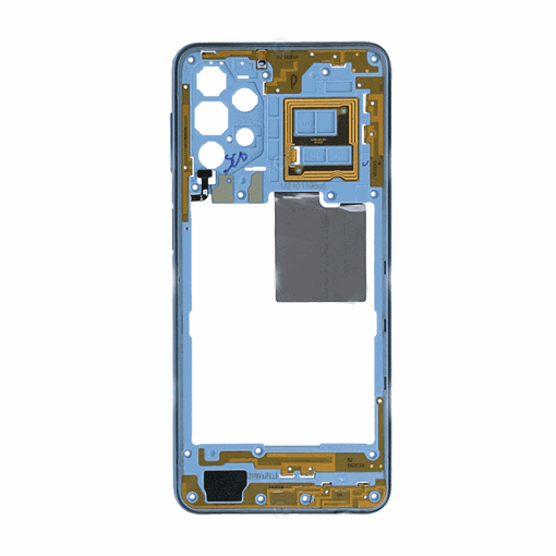 Γνήσιο Μεσαίο Πλαίσιο Middle Frame για Samsung Galaxy A32 5G A326 GH97-25939C - Χρώμα: Μπλε