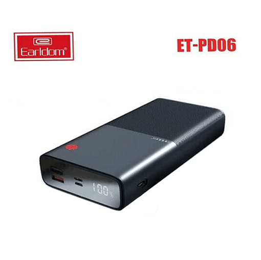 Earldom ET-PD06 Power Bank 30.000mAh Black
