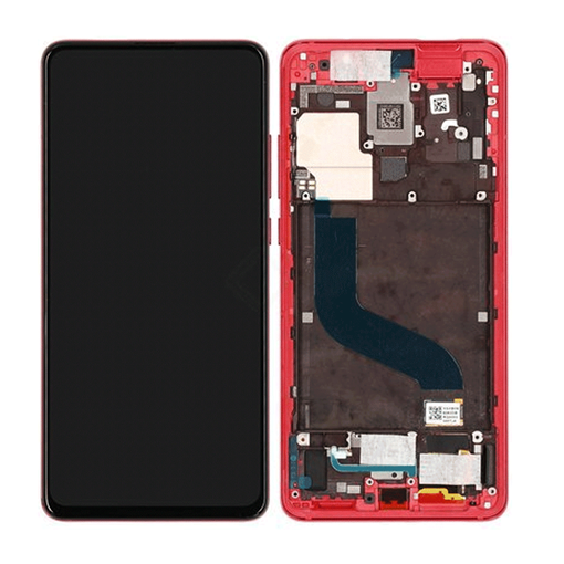 Γνήσια Οθόνη LCD Με Μηχανισμό Αφής Και Πλαίσιο Για Xiaomi Mi 9T (2019) 560910014033 - Χρώμα: Κόκκινο