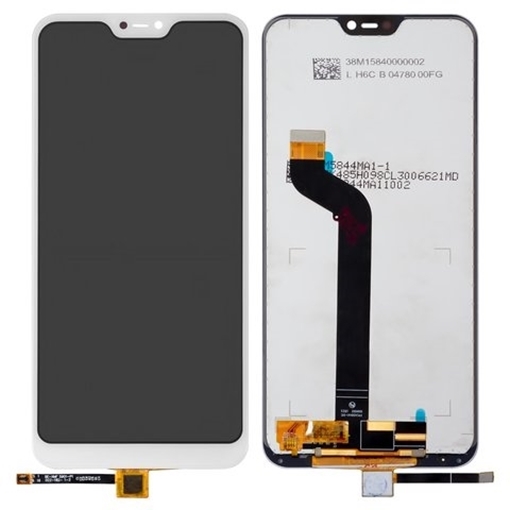 Οθόνη LCD με Μηχανισμό Αφής για Xiaomi MI A2 Lite / Redmi 6 Pro - Χρώμα: Λευκό