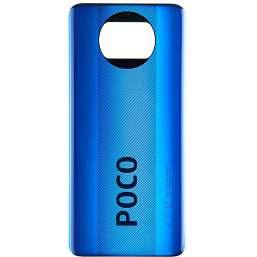 Picture of Back Cover For Xiaomi Poco X3 - Color : Cobalt Blue