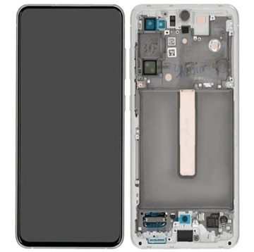 Εικόνα της Γνήσια Οθόνη LCD με Μηχανισμό Αφής και Πλαίσιο για Samsung Galaxy S21 FE (G990B) GH82-26414B  -Χρώμα: Άσπρο