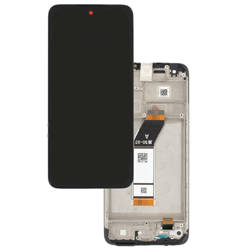 Picture of Display Unit with Frame for Xiaomi Redmi 10A 2022 (service pack) 560001C3L200 - Color: Black