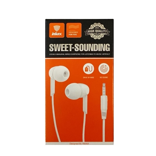 Picture of INKAX EA-01 Earphones - Color:  White