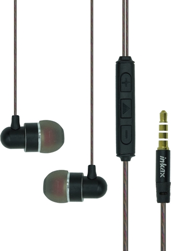 Picture of Inkax EA-01 In-ear Handsfree with 3.5mm Plug - Color: Black