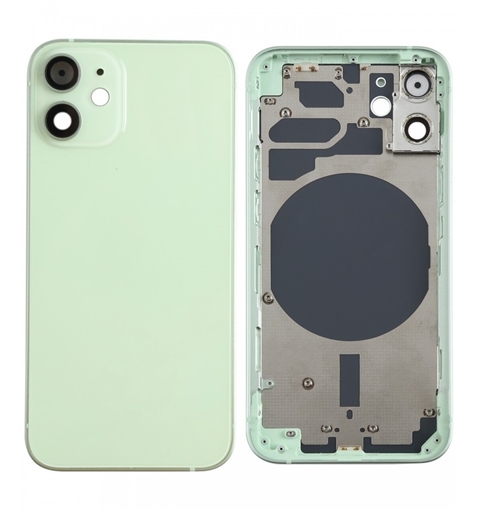 Picture of Back Cover With Frame (Housing) for Apple iPhone 12 Mini - Color: Green
