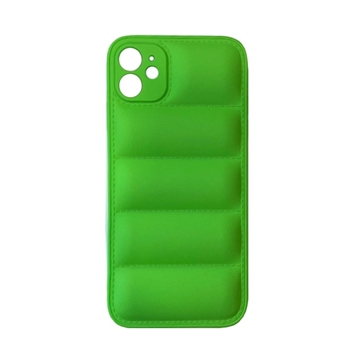 Picture of Silicone Back Cover wavy for Apple IPhone 11 - Color: Green