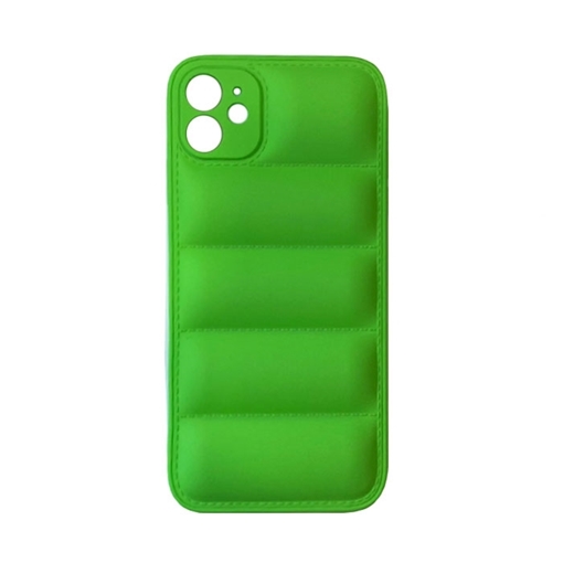 Picture of Silicone Back Cover wavy for Apple IPhone 11 - Color: Green