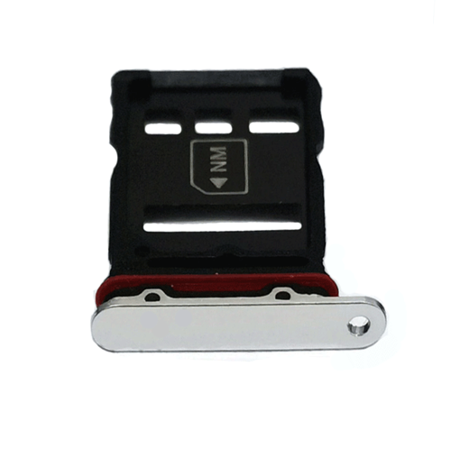 Υποδοχή Κάρτας SIM Tray για Huawei P50 / P50 Pro - Χρώμα: Ασημί