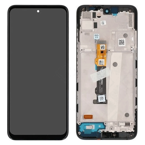 Picture of Original LCD Screen with Touch Mechanism and Frame for Motorola Moto G71 5G (XT2169) 5D68C19911- Color: Black