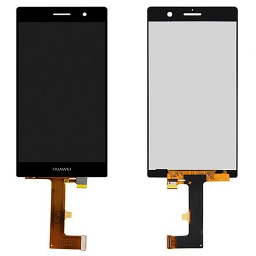 Οθόνη LCD με Μηχανισμό Αφής για Huawei Ascend P7 - Χρώμα: Μαύρο