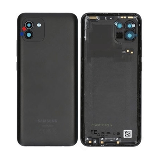 Πίσω Καπάκι για Samsung Galaxy A03 (A035G) - Χρώμα: Μαύρο